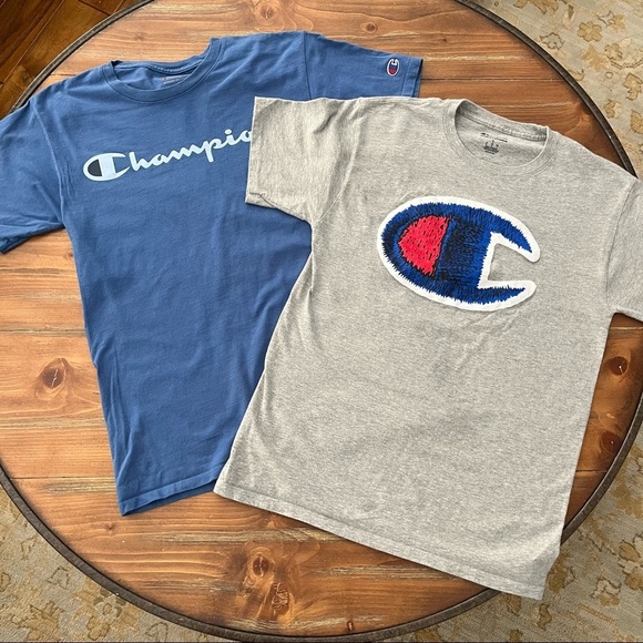 Champion Other - 2 Men’s Champion Short Sleeve T Shirts. Small.